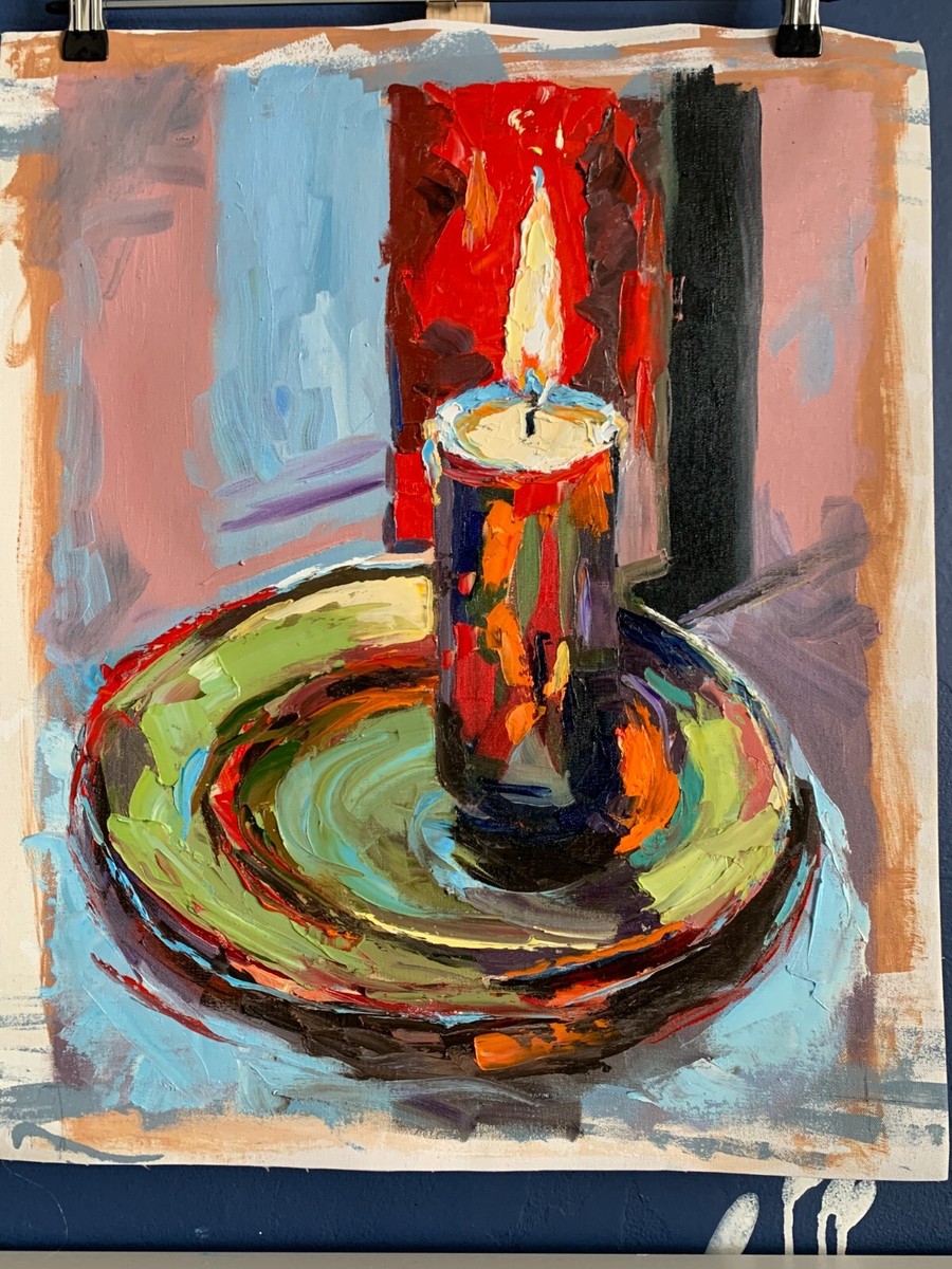 油絵　現代アートstill life Artwork oil painting Pumpkin still life - Original Oil Painting – AlaiGanuza