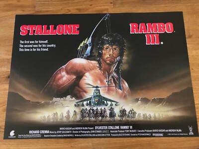 Movie Poster Rambo First Blood Part 3 420mm x 594mm (A2)