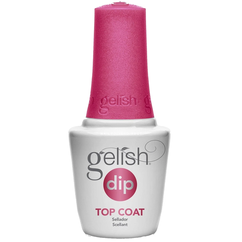 Gelish Soak Off Gel Polish - Dip - Topcoat 15ml