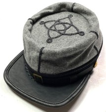 CIVIL WAR CONFEDERATE CSA LIEUTENANT INFANTRY OFFICER KEPI FORAGE CAP-2XLARGE