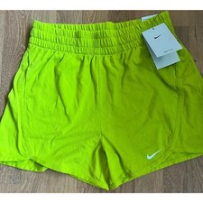 Nike Girl's Dri-Fit High-Waisted Training Shorts Youth large Green DX4965. NWT.