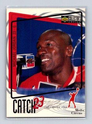 1997-98 Collector's Choice #191 Michael Jordan Chicago Bulls Catch-23