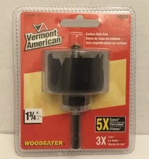 Vermont American 1-3/4" Holesaw w~Mandrel,  #18328