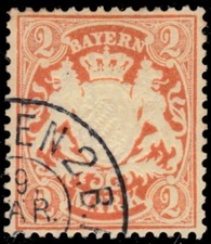 BAVARIA 74 - Coat of Arms "1911 Orange" (pc12004)