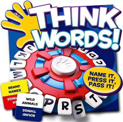 IDEAL | Think Words: the Quick Thinking, Letter Pressing Game! | Family Games