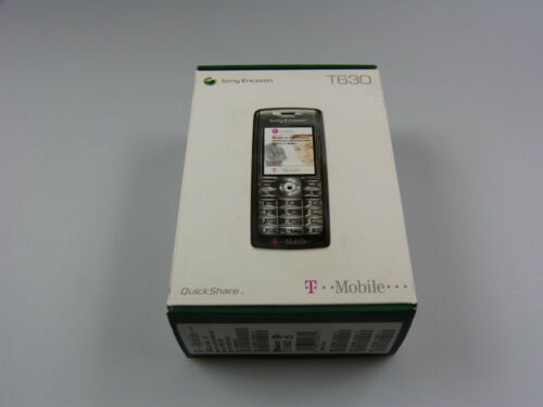 Sony Ericsson T630 Schwarz! Ohne Simlock! NEU & OVP! Unbenutzt! RAR! Sammler! - Afbeelding 1 van 8