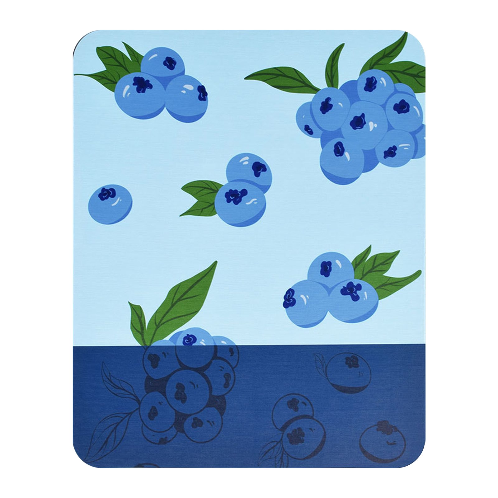 Mouse Pad Thick Non-slip Hand Drawing Oranges Print Pc Mousepad Anti-splash D