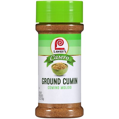 Lawry's Kosher Casero Ground Cumin, Comino Molido, 5.5 Oz (155 G) Shaker