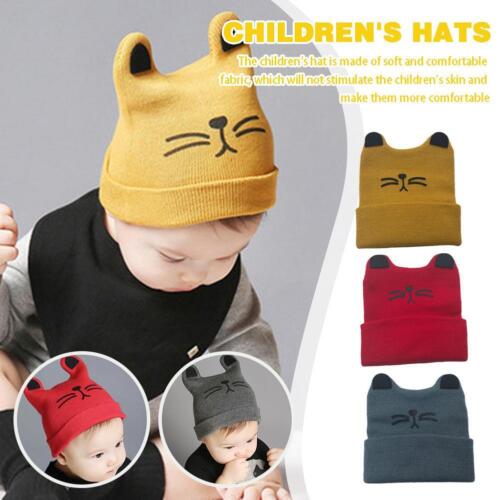 Korean version of children's hat with cartoon design knitted pullover hat - Picture 1 of 19