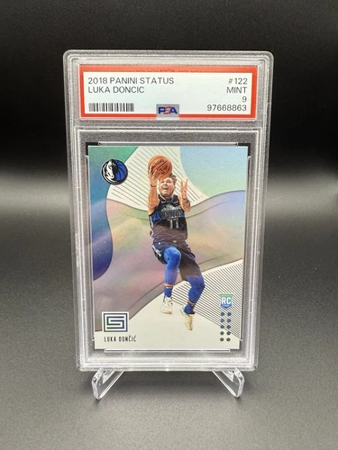 2018-19 Panini Status Luka Doncic RC #122 PSA 9