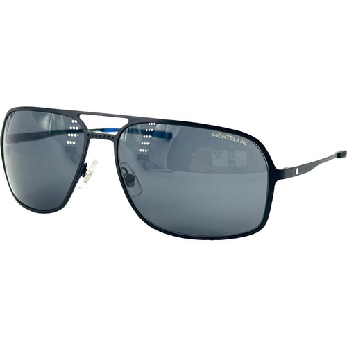 Montblanc MB0298S Sunglasses Men Black / Gray 56mm New 100  display picture 2