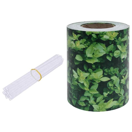 Outdoor Garden Privacy Screen PVC Decorative Fence Barrier 35/70x0.19m with clip - Picture 100 of 108
