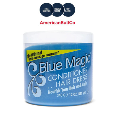 Blue Magic Hair Dressing 12 oz Conditioning Anti Breakage Moisturizer Hair Cream