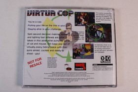 Virtua Cop: NFR Not For Resale (Sega Saturn, 1995) CIB JEWEL CASE