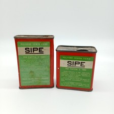 Contenitori Latta Vuoti Vintage SIPE Polvere (Made In Italy)