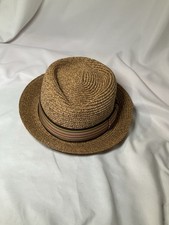 Epoch Hats Company Fedora Hat Brown/Beige Size M/L