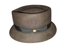 Knox Sixteen-Fifty Vintage Fedora Hat Brown Felt New York Mens