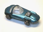 Hot Wheels Redline 1968 * Original Light  Blue SILHOUETTE * Nice