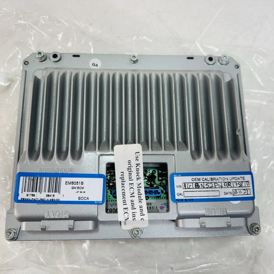 Engine Control Module (ECM) Blue Streak EM8051S Reman / P/N: ECC8051M - Image 2 of 4