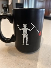 Black Rifle Coffee Company Mug Cup Skeleton Spear Red Heart