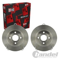 2X Champion Bremsscheiben 240Mm Voll Hinten Passend FüR Chevrolet Corsa Opel