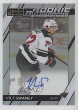 2023-24 O-Pee-Chee Platinum Rookie Auto Rainbow Nick Swaney #R-NS Auto 1hh8