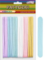 BastelstäBchen Mix 6 Farben, 60 Stk., 150 X 18 X 1,6 Mm, Aliga