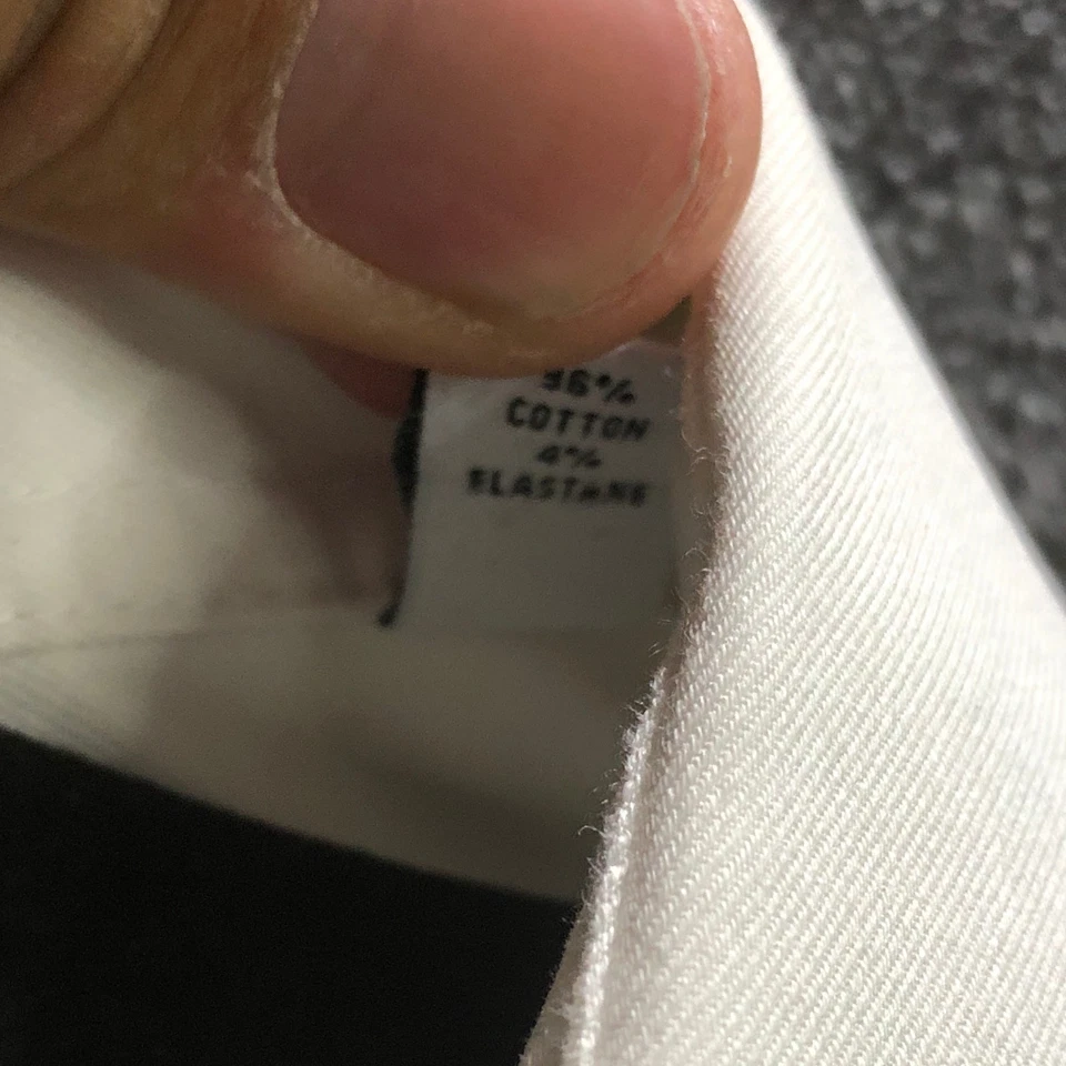 Calvin Klein Infinite Non-Iron Slim Fit White Dress Shirt Mens S 14.5 32/33 - Image 2 of 4