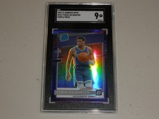 2020-21 Donruss Optic Rated Rookie Purple Prizm #162 Tyrese Haliburton SGC 9 MT
