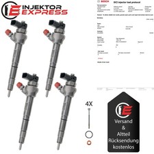 4X 0445110369 Einspritzdüse Injektor VW Audi Seat Skoda 2,0 TDI 03L130277J