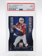 TOM BRADY 2011 DONRUSS ELITE ASPIRATIONS /88 #57 PATRIOTS PSA 9 MINT Q1714