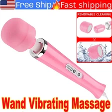 Handheld Massager 20 Speed Wand Vibrating Massage Magic Full Body Therapy