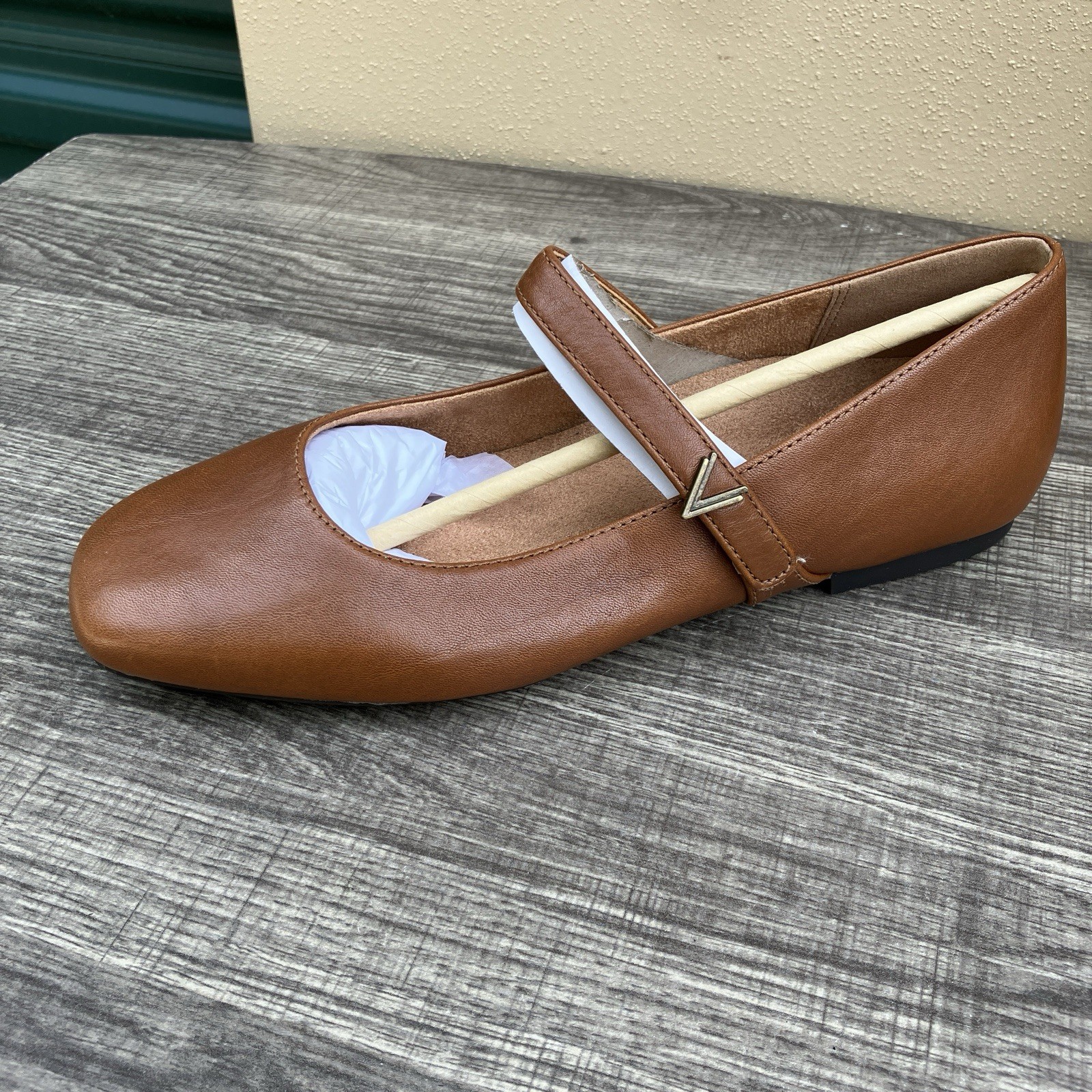 Vionic Alameda Mary Jane Flat Size 8 Brown Leather Left Shoe Only Amputee