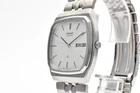 Vintage SEIKO SEAGULL 5933-5040 Square Tank Quartz Watch 1982 Stainless Steel