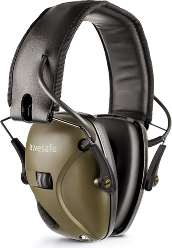 Cuffie Poligono Tiro Elettroniche Ancuffie Antirumore, Fascia Morbida Regolabile - Foto 4 di 12