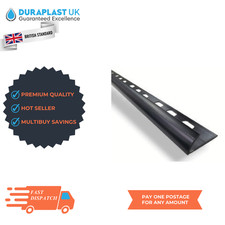 Tile Trims Plastic Round Shape 8mm 10mm 12mm 14mm Black Plastic Quality