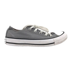Womens 6 Converse Sneakers Shoes Gray White 5...