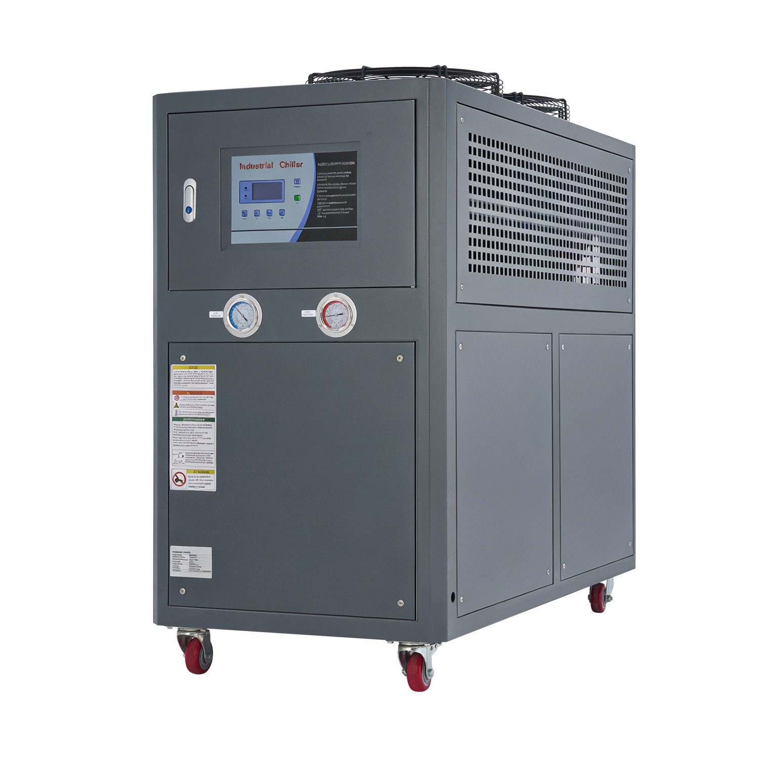 Gletscher 5 Ton Air-cooled Industrial Water Chiller 7.5 HP with 15.9 Gal Tank