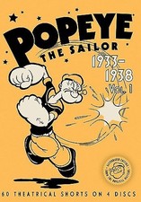 Popeye The Sailor: 1933-1938: The Complete First Volume - DVD