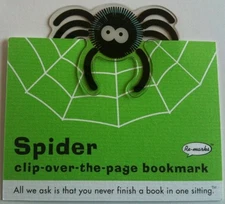 Spider Clip-over-the-page Bookmark By Re-marks