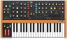 Behringer AnalogSynthesizer Workstation Keyboard 4-Voice Paraphonic POLY D Music