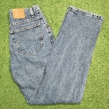 Vintage 90s Lee MR Stone Wash Jeans 28x30 USA YKK High Rise Denim