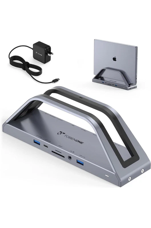 14-in-1 MacBook docking station with dual 4K monitor support