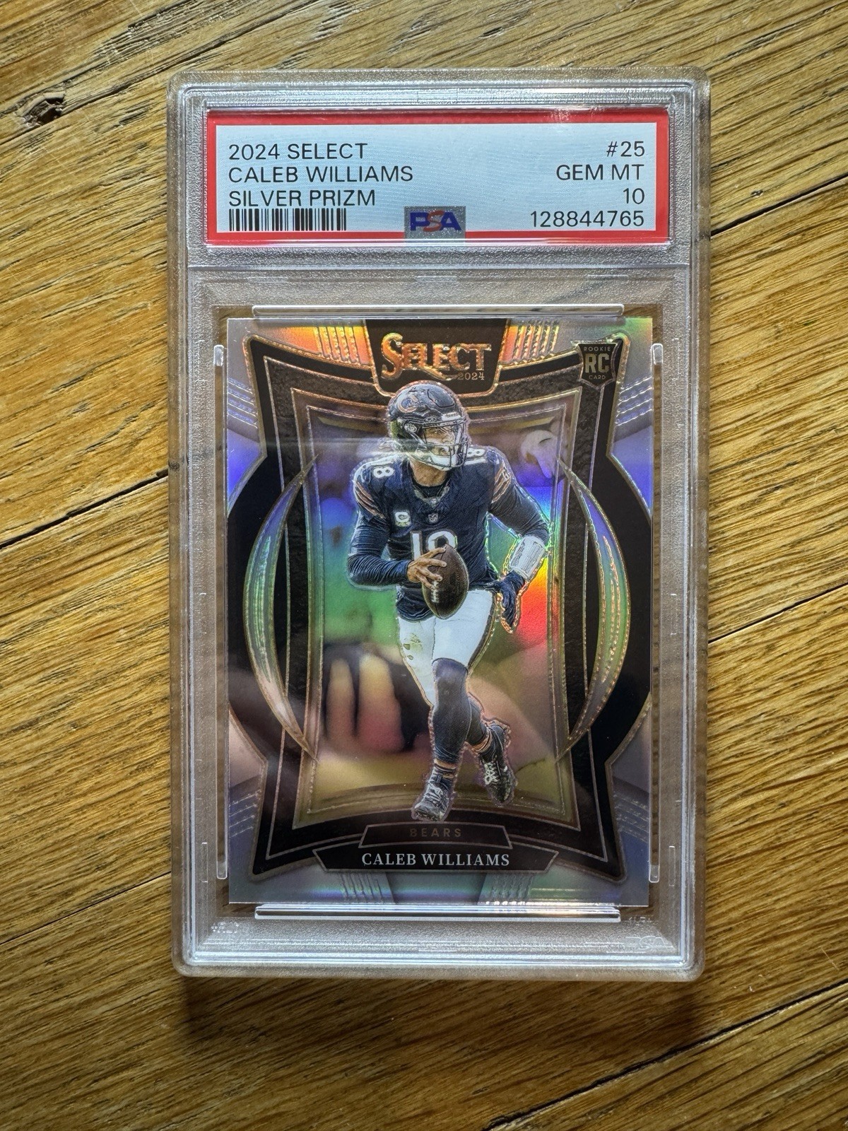 2024 Panini Select - Concourse Caleb Williams #25 Silver Prizm (RC) Bears PSA 10