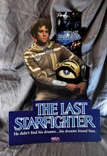 The Last Starfighter Countertop Standee VHS VideoStore MCA Movie Display Vintage