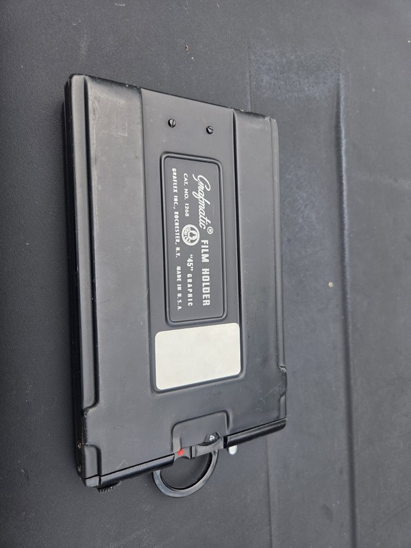Graflex Grafmatic 4x5 Film Holder Cat No 1268 Large Format 6-Shot Magazine 45 