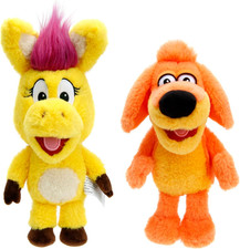 Toys Donkey Hodie 8" Sound Plush Twin Pack - Hodie & Bob Dog - Squeeze