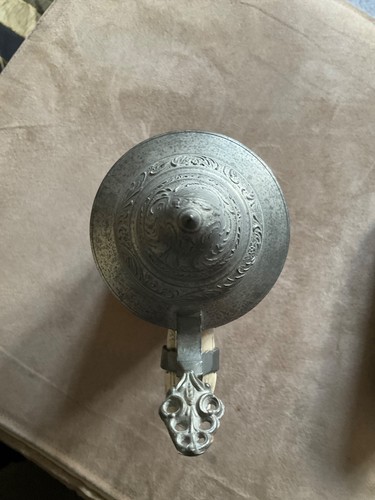 Vintage deutscher (meranischer) handgefertigter handbemalter Bierstein 9,5" hoch - Bild 6 von 10