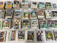 1973 & 1974 Topps Baseball Set Builder 1500-Card Lot W/ Duplicates EX-NM Stars!