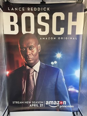 Bus Shelter 4x6  Movie Poster Bosch Lance Reddick Amazon Prime Tv Ad